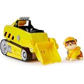 PAW PATROL Jungle Pups Rubble fig&uuml;rl&uuml; Gergedan Aracı (temel ara&ccedil;), 3 yaşından b&uuml;y&uuml;k &ccedil;ocuklar i&ccedil;in oyuncak