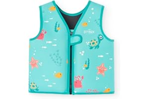 CRIOH! Btbox - Chaleco Flotador para Bebé -Talla XS a M -1 a 6 Años- Estampados - Natación, Piscina o Playa -Protección UPF 50+ -Neopreno de 5 mm -Doble Cierre de Seguridad