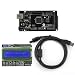 Produktbild SainSmart C85 Kit with MEGA2560 R3 Black + 1602LCD Keypad V3 + USB Cable for Arduino UNO MEGA R3 Mega2560 Duemilanove Nano Robot XBee ZigBee