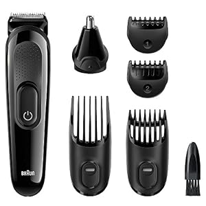 Braun Multi Grooming Kit, 6-in-1 Beard and Hair Trimming Kit with Nose Trimmer Attachment - Image 6