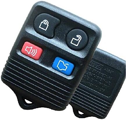 Tutent Replacement Shell Remote Key Case Fob 4 Buttons for Lincoln Taurus Mustang Focus Escape Thunderbird Mercury