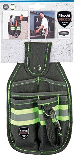 kwb Werkzeugtasche 909610 (aus robustem Nylon, mit Reflektor und Hammerhalter) - 2
