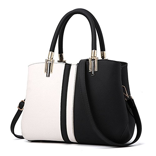 TIBES Borsetta tracolla Borsetta donna Borse a spalla Borse per donne Maneggiare borse Borsa del messaggero Nero