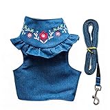 COMFORT: tela de malla confortable y transpirable, de Super suave, fuerte y seguro. Evita la presión sobre su cuello de los perros.