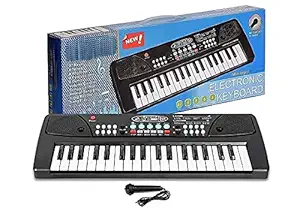 crzzyzone Kids Piano Keyboard, Piano for Kids with Microphone Portable Electronic Keyboards for Beginners 37 Keys Kid Musical Toys Pianos for Girls Boys Ages 3-8 (37 Key Bigfun Piano for Kids) (Small)