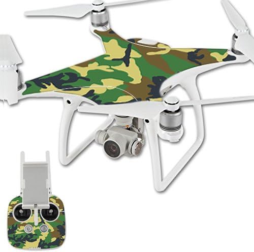 Seeme® Exclusive Decoration Wrap Skin Water-resistant 3M Sticker Decal Kit for DJI Phantom 4 Professional / Advanced Quadcopter Body and Remote Controller (DJI4-005)