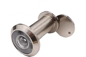 HUATEEN Edelstahl Türspion mit Sichtschutzabdeckung, 200° Weitwinkel Für 35-60mm Türen