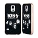 Produktbild Offizielle Kiss Cold Gin Gruppe Gold Rahmen Hülle mit Bumper aus Aluminium für Samsung Galaxy S5 / S5 Neo