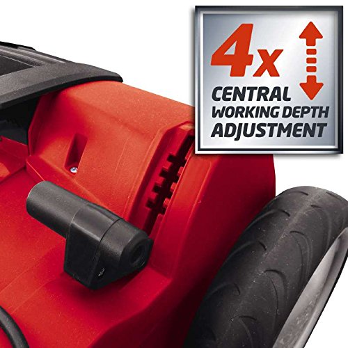 Einhell Elektro Vertikutierer-Lüfter GE-SA 1640 (1600 W, 40 cm Arbeitsbreite, bis 12 mm Arbeitstiefe, 4-fach höhenverstellbar, 48 l Fangsack, Holm) - 6