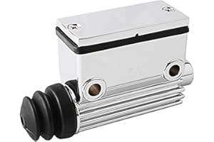 CHERN YUEH Rear Master Cylinder 3/4" Bore for 79-85 Harley-Davidson 42454-80A 42453-80A 41754-79A (Chrome)