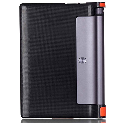 Bestdeal® Hohe Qualität Prämie Ultra Schlank Leicht Smart Cover Tasche Stehe Hülle für Lenovo Yoga Tab 3 YT3-X50F 10.1″ Tablet PC + Displayschutzfolie und Stylus Stift (Orange) - 3