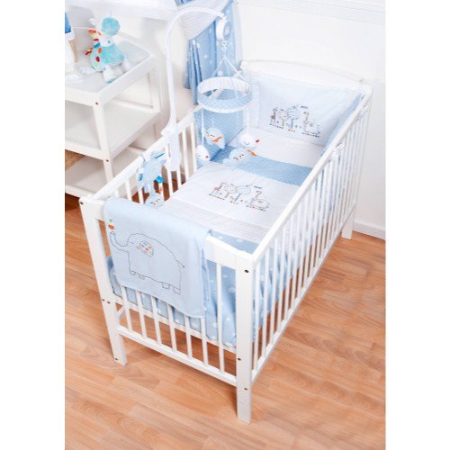 RED KITE Hello Ernest Cosi Cot 4 Piece Bedding Set (Blue)