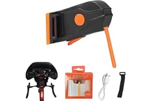 TIBUE Photondrop – tylne światło LED do roweru Photondrop, InstaWhim Photon Drop tylne światło rowerowe, tylne światło rowerowe, z możliwością wielokrotnego ładowania, USB do każdego rodzaju sztycy siodełka