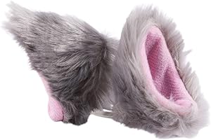 TUMNEA Orecchie per casco per casco da moto Casco da sci Orecchie da gatto in peluche Accessori per casco carini Orecchie per casco da bicicletta Casco da moto Orecchie per casco da snowboard (senza casco)