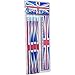 Produktbild Schule Union Jack Bleistifte & Lineal. des Kreiden Union Jack./Bleistifte Union Jack./Matite Union Jack./lápices Union Jack. Set von vier. Ensemble de Quatre./Set von vier./Set Di Quattro./Conjunto de Cuatro.