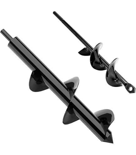 Punta Trapano A Spirale Per Giardino 4x30cm - Trivella Per Piantare Fiori E Piante - Foto 4