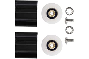 REGUN Greenhouse Door Wheel Replacement Kit, 22mm, for Greenhouse Home Hotel Shower Gardening