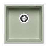  Pyramis Tetragon 1B - Platillo para fregadero Pyragranite, Beige, 070066111