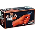 KUNZER TIGER GRIP L - chemieresistente Nitril-Einweghandschuhe orange -"TIGER GRIP" Größe L - 100 Stück