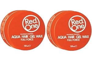 RedOne Maximum Control Aqua Hair Gel Wax Orange 150ml 2 Stück