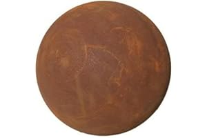 Klocke Edelrost Dekor Sfera arrugginita da giardino arrugginita, resistente alle intemperie e al gelo, metallo/ruggine ⌀50cm