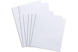 COSSWE Kreuzstich-Stoff, 6 Stück weißer Kreuzstichstoff Aida-Tuch Stickerei Stoff weiß Reserve-Aida-Tuch Stickerei Leinenstoff 2stück 30,5 x 45,7 cm 4stück 30,5 x 30,5 cm