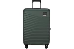 Samsonite Intuo - Spinner M, valigia espandibile, 69 cm, 79/87 L, verde (Olive Green)