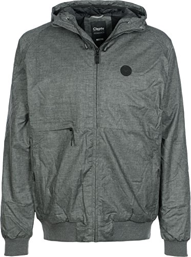 Cleptomanicx Herren Winterjacke grau L