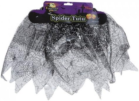Childs Dress Up Spider Bride Tutu Kids Girls Horror Fancy Dress Costume Outfit