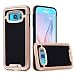 Samsung S6 Cover, REALIKE™ Premium {Imported} Shock Proof Protective Dual Layer Case for Samsung Galaxy S6 (VERGE SERIES- Rose Gold) RS.499.00