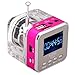 Produktbild Andoer Mini Digital tragbare Lautsprecher Musik-MP3 / 4 Player Micro SD / TF USB Disk FM Radio mit Teleskopantenne und Kopfhörerausgang Funktionen (Rosa)