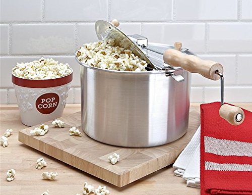 Spin-n-Pop Popcornmaschine, Handkurbel-Maschine - 2