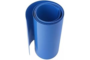 HOGGY 1 metro Tubo termoretraibile da 145 mm PVC. 145mm per realizzare pacchi batteria 18650 o 26650. Rotolo da 1m Poliolefina termorestringente, spessore 0,13 mm