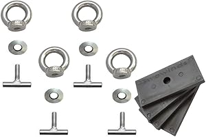 Twowinds Zestaw Mocowania Ładowania, Argole, Szyna + Uchwyt Przewodnik T5 T6 Transporter California