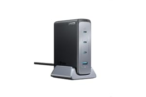 USB C Plug, 240W Anker Prime GaN Charger, 4-Port Fast Compact Charger for MacBook Pro/Air, iPhone 15/15 Pro/14/14 Pro, iPad Pro, Dell XPS, Galaxy S23/S22, Note20, Pixel, Apple Watch, and More
