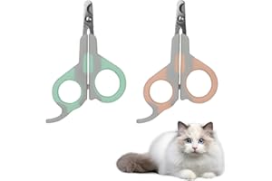 EIYVPRA 2 Coupe Griffes Chat Professionnels Facile d'utilisation Super Simple et Pratique à Utiliser, coupe griffes chat, Très bon coupe griffes pour les chats,Simple à Utiliser pour un Novice