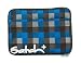 Produktbild Satch Plus by Ergobag Laptopsleeve 15,6" Airtwist - Karo Dunkel Schwarz 911 karo dunkel blau