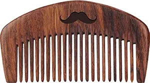 MEN DESERVE Sheesham Wooden Beard Comb (Hand Made)