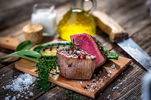 Salz und Pfeffermühle + GRATIS Kochbuch eBook, Edelstahl Gewürzmühle, Einstellbares Keramik-Mahlwerk, 2-teiliges Salzmühle & Pfeffermühlen Set + gratis eBook. - 3