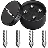 Creality Official K1 Max Nozzles Kit 4PCS Upgrade Bimetallic Copper Alloy and Hardened Steel Material, Compatible with Creali