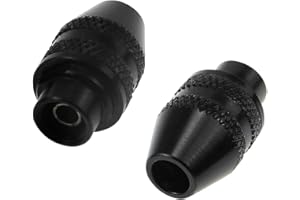 Swavitie 2 Pezzi Mandrino Autoserrante per Trapano Mandrino Autoserrante Mandrino Autoserrante Teccpo Utensile Rotante per Utensile Smerigliatrice Elettrica Dremel 0.3-3.2mm