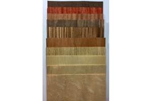 AFFILAUTENSILI MANZANESE 10 FOGLI DI IMPIALLACCIATURA DI LEGNO NATURALE PER L'INTARSIO COLORATO PAM1 280 mm X 180 mm X 0,6 mm