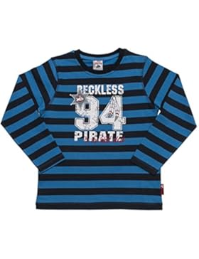 Capt'n Sharky by Salt & Pepper Jungen Langarmshirt S Longsleeve Sharky Stripe Print