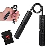 Profi Fingerhantel aus Aluminium mit abnehmbaren Griffpolster - Für ein effektives Training deiner Handmuskulatur - Hochwertiger Handtrainer für mehr Griffkraft