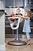 Boon Flair Pedestal Highchair (White/Orange)