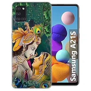 Fashionury Back Cover for Samsung Galaxy A21s (Silicone|Multi-Coloured)