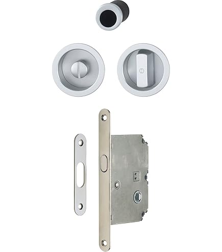 Maniglie Porta Cromate Confezioni Leva Interna Set Porta