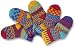 Solmate Socks - Odd or Mismatched Baby Socks, Two Pairs With a Spare, Made in USA with Recycled Cotton Yarns Firefly Extra Small (Newborn)