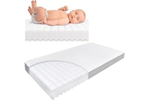 MANUFAKTURA MATERACY Matelas 60 x 120 cm - Matelas bébé 60 x 120 cm - Matelas 120 x 60 cm - Matelas bébé 60 x 120 cm - Matelas pour lit bébé 60 x 120 cm - Matelas de voyage - 120 x 60 cm - Certifié Oeko-Tex