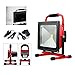 Produktbild VINGO® 50W LED Akku Strahler IP65 Rot Arbeitsleuchte Baustrahler Akku Fluter Handlampe Kaltweiß